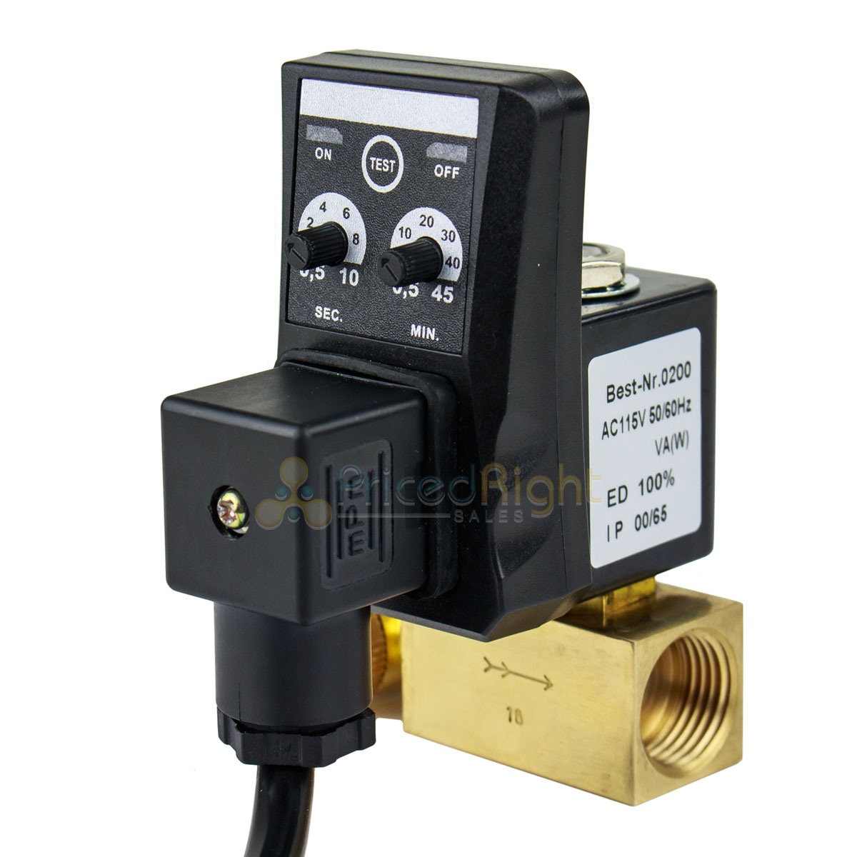 Automatic Electronic Timed Air Tank Water Moisture Drain Valve For